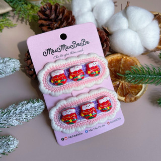 Set 2 kẹp đan Noel/ Giáng sinh nhiều mẫu cho bé link 2