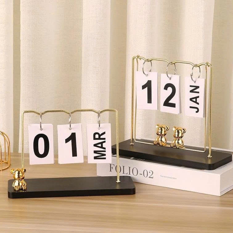 Jojo Lịch Lật Hình Gấu Để Bàn Trang Trí,Decor Hiện Đại,Lịch Lật Trang Trí Bàn Làm Việc, Decor Bàn Học,... | BigBuy360 - bigbuy360.vn