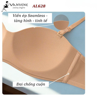 Áo lót su nữ tàng Vanvene AL628, áo ngực nữ không gọng đệm mỏng không dây chống tụt không lộ viền, nâng ngực nhẹ nhàng