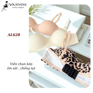 Áo lót su nữ tàng Vanvene AL628, áo ngực nữ không gọng đệm mỏng không dây chống tụt không lộ viền, nâng ngực nhẹ nhàng