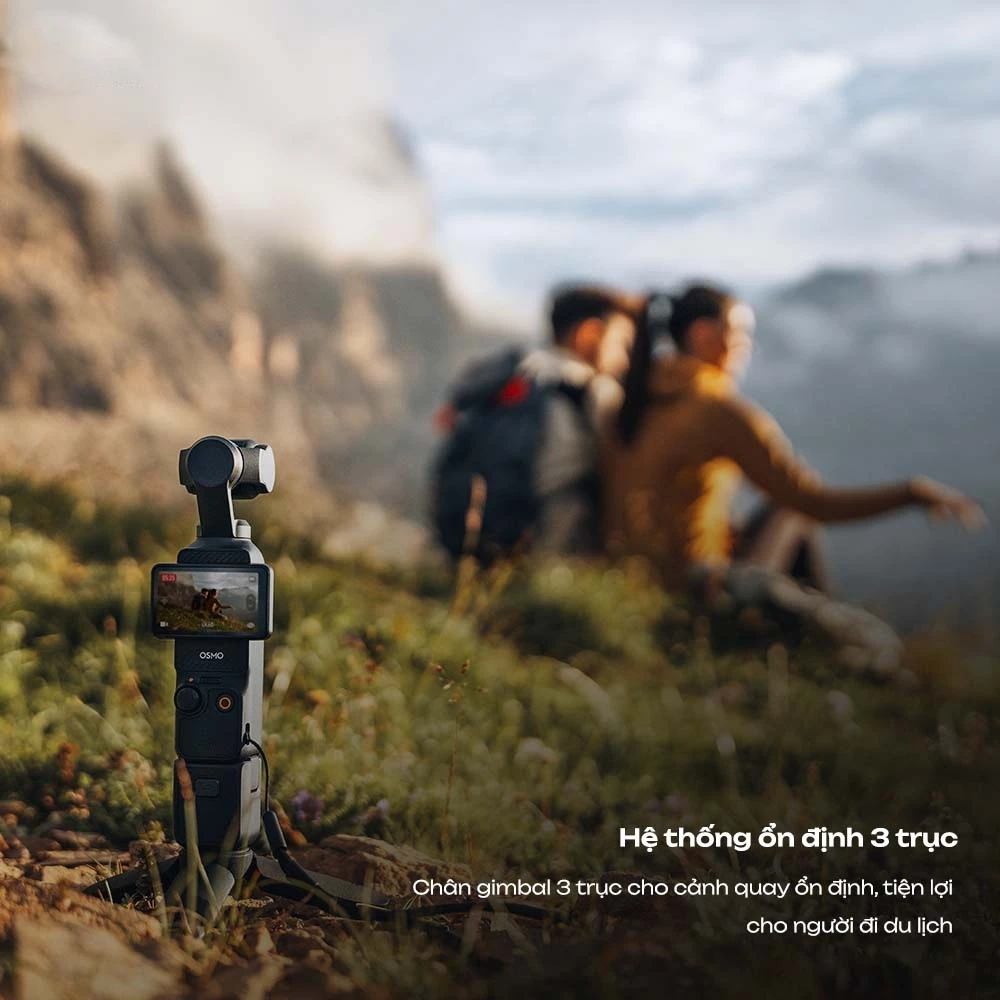 DJI Osmo Pocket 3 Gimbal Tích Hợp Camera Chất Lượng 4K 120fps