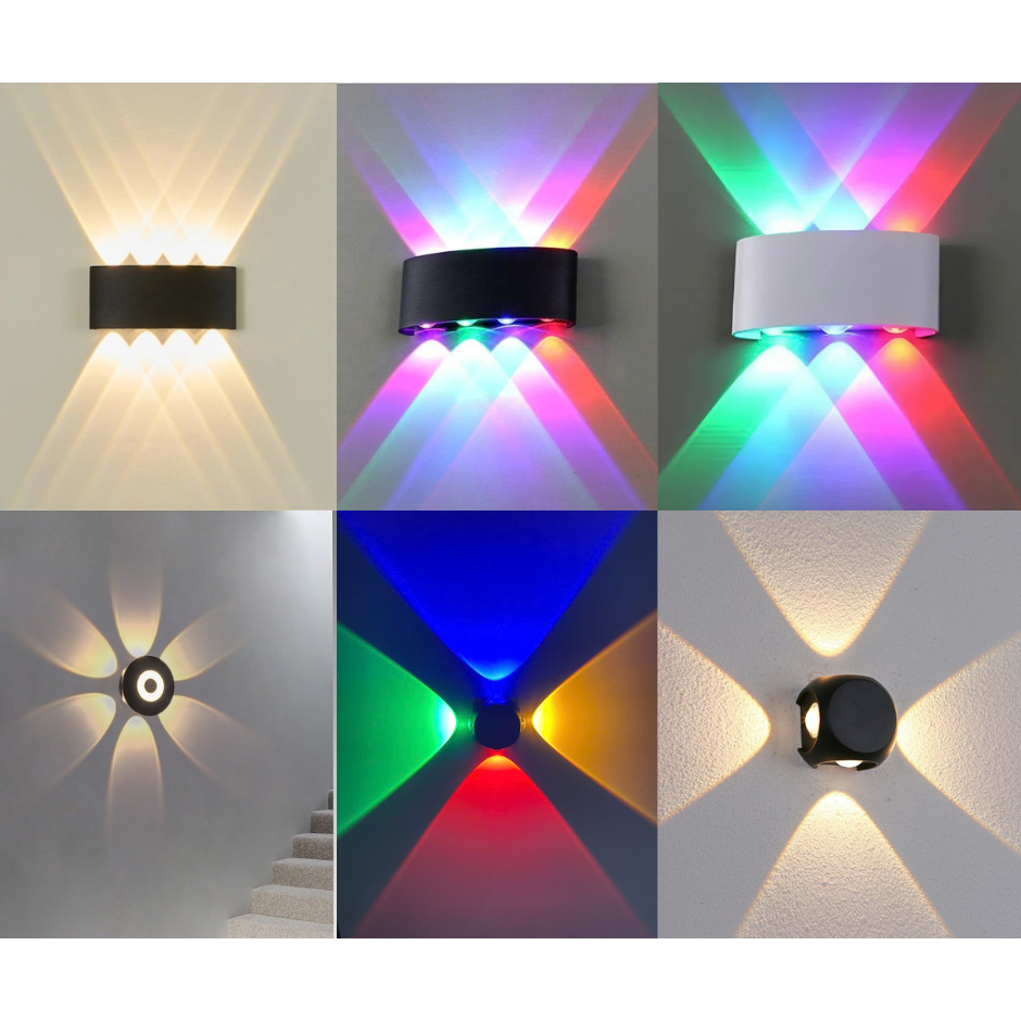 Đèn hắt tường trang trí nhà, chống nước IP65 dùng điện 220V - Đèn hắt tia decor trang trí cầu thang