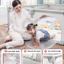 Hàng rào chống gỉ cho bể bóng trẻ em, khung thép không gỉ chắc chắn, lắp ráp nhanh chóng và dễ dàng