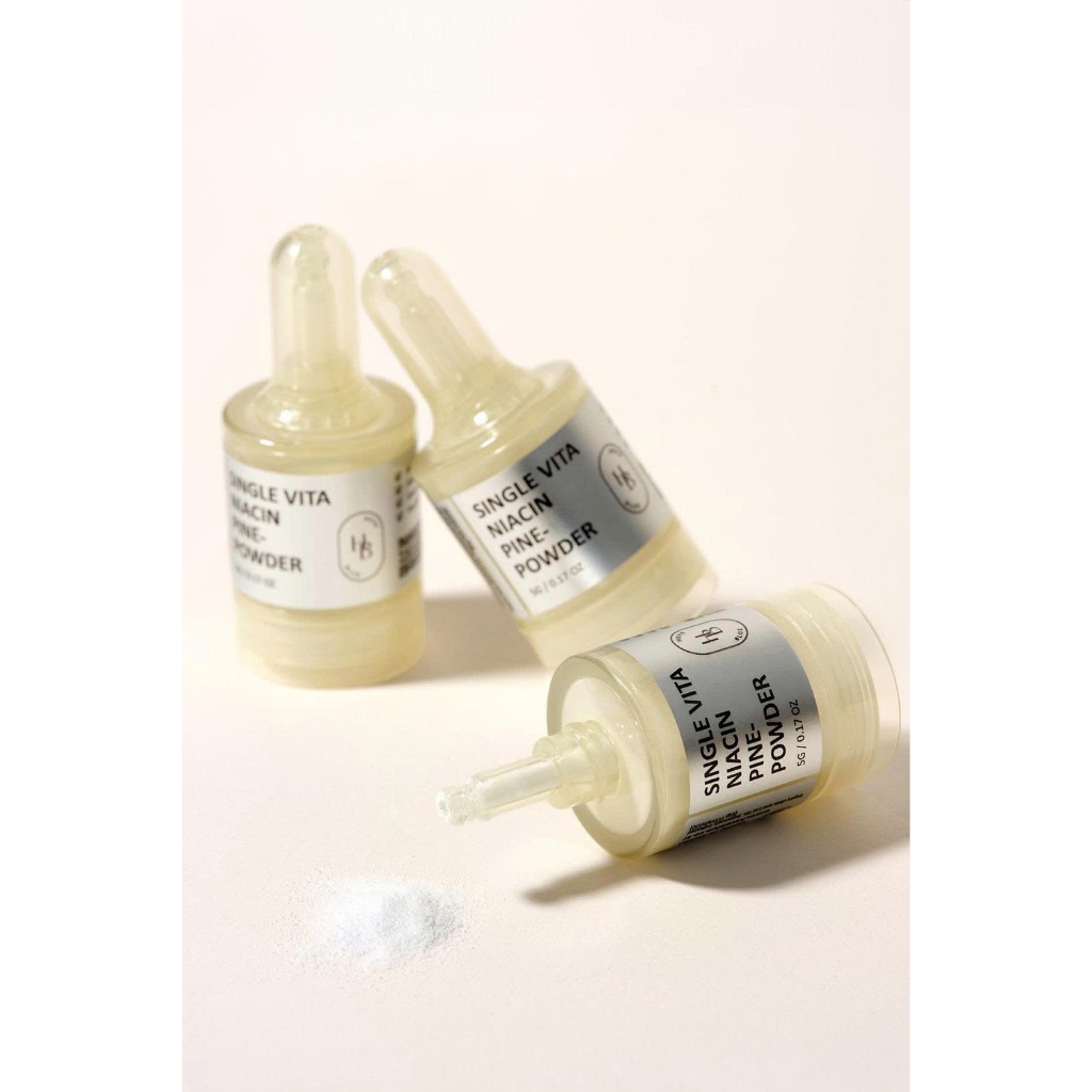 A132_ (KÈM QUÀ) Lọ Bột Dưỡng Trắng Da Niacinamide 93% Heveblue