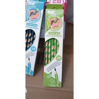 Bút Chì Định Vị - Có Tay Cầm Định Vị, Tặng Kèm 1 Gọt Chì - Phù Hợp Với Các Bé Mới Tập Viết Chữ.
