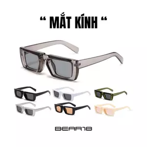 Kính râm thời trang, kính mát hiphop cho nam và nữ phong cách cá tính siêu ngầu, nhiều màu sắc