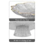 Đĩa Nhựa Viền Vàng Cao Cấp Decor Đựng Trái Cây, Khay Bày Hoa Quả Đế Cao Phong Cách Bắc Âu Decor Phòng Khách