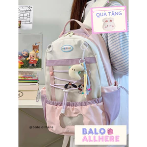 BaLo (XINHXINH) [ORDER] Balo Học Sinh Cấp 1 Cấp 2 Cấp 3, Balo Nữ Cute Đơn Giản BL44