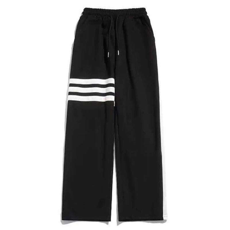[Peinn] [ Rẻ Vô Địch ] Quần ống suông hoạ tiết chữ X cạp cao phong cách hàn quốc có dây rút freesize 38-55kg