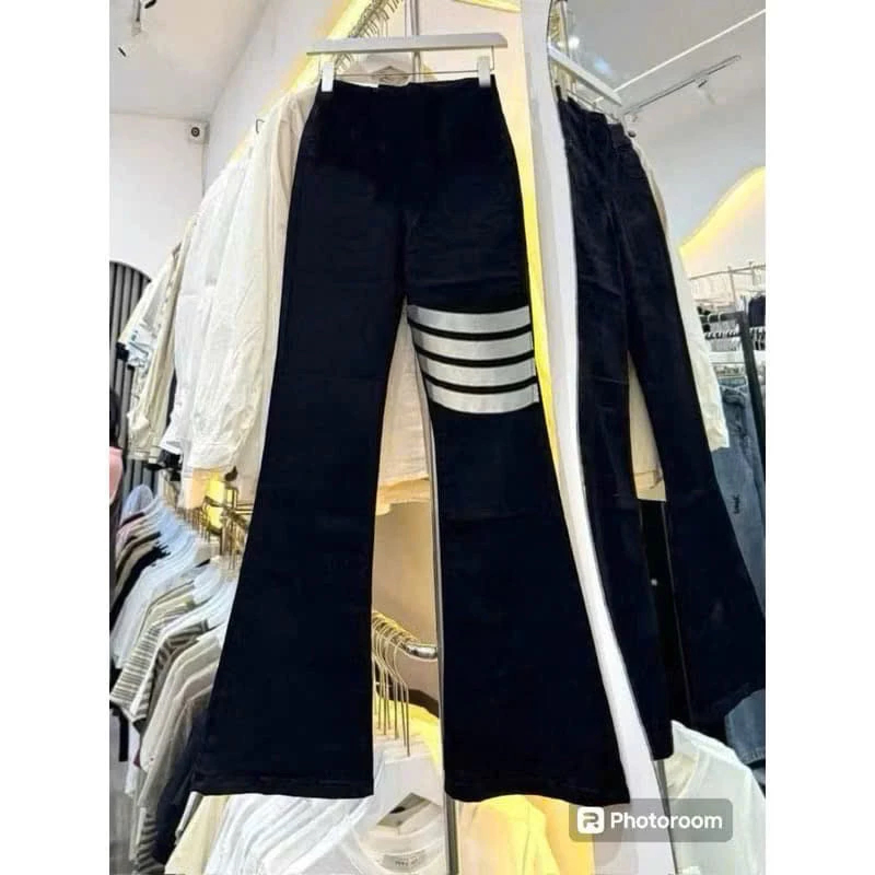 [Peinn] [ Rẻ Vô Địch ] Quần ống suông hoạ tiết chữ X cạp cao phong cách hàn quốc có dây rút freesize 38-55kg