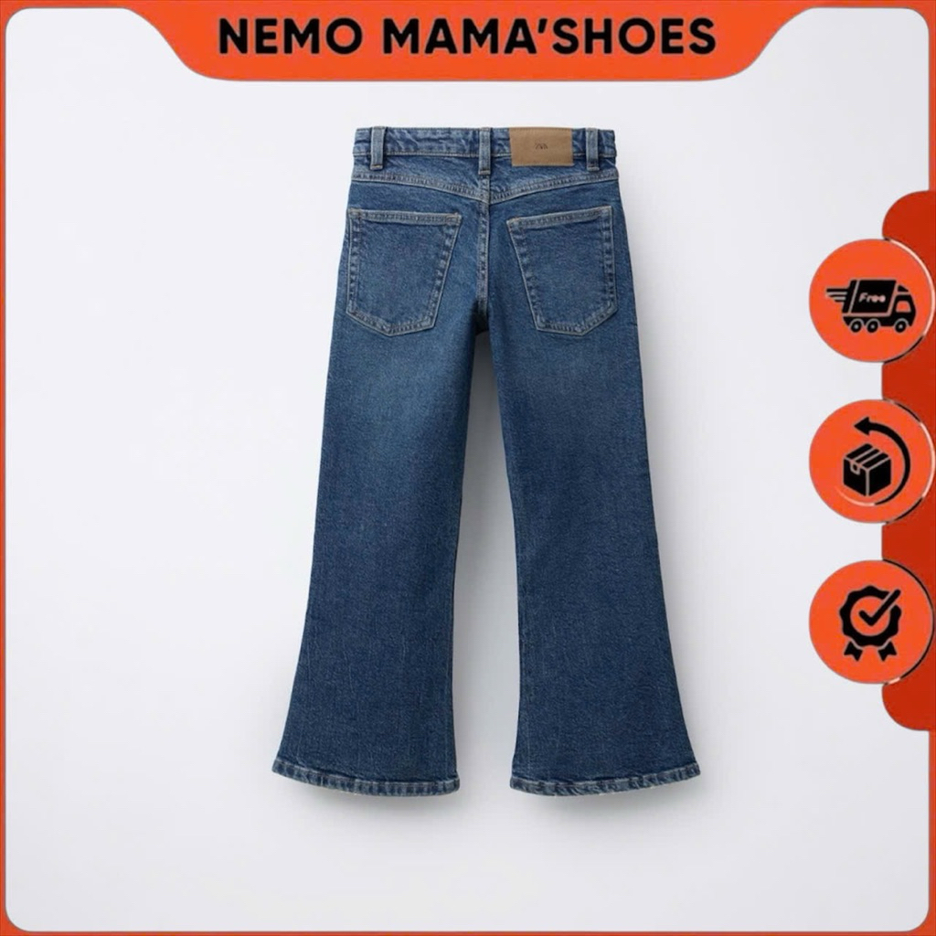 ZARA QUẦN JEANS XANH LOE 4 NÚT (Q230913005)