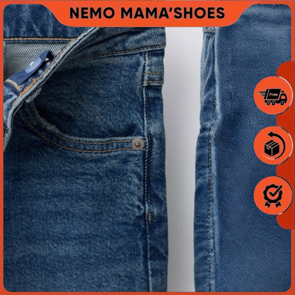 ZARA QUẦN JEANS XANH LOE 4 NÚT (Q230913005)