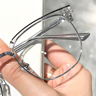Mắt kính cận thị kính cận có độ sẵn - 0 ~ - 6.00 gọng trong suốt chống ánh sáng xanh phong cách Hàn Quốc kính 058