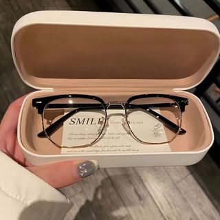 Mắt kính cận thị kính cận có độ sẵn - 0 ~ - 6.00 gọng trong suốt chống ánh sáng xanh phong cách Hàn Quốc kính 058