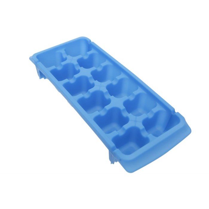 COMBO 5 Khay đá nhựa 12 viên xanh - Viên lớn giúp làm rau câu phô mai, làm topping siêu tiện lợi