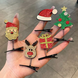 Set 2 kẹp lò xo Noel/Giáng sinh cho bé