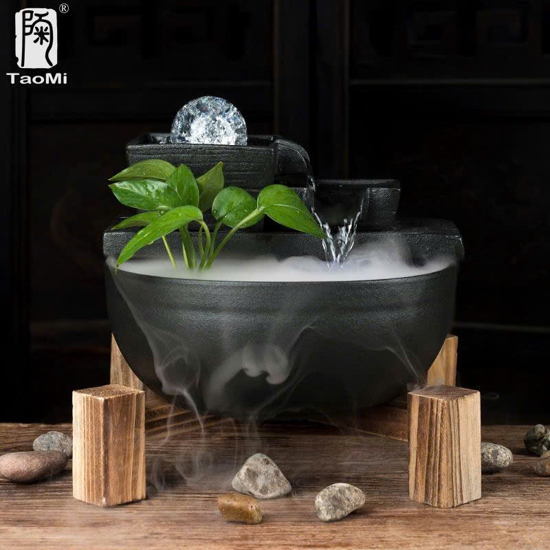 THÁC NƯỚC PHONG THỦY TỤ VÂN LƯU THỦY SINH TÀI -THANH TỊNH KHƠI TÀI, VƯỢNG KHÍ AN GIA