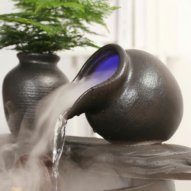 THÁC NƯỚC PHONG THỦY TỤ VÂN LƯU THỦY SINH TÀI -THANH TỊNH KHƠI TÀI, VƯỢNG KHÍ AN GIA