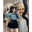 Chân Váy Xếp Ly Nhung Cạp Cao Hồng Ngọc Dáng Xòe Tôn Dáng Chất Liệu Mềm Mịn Dày Dặn Có Quần Bảo Hộ 039QN