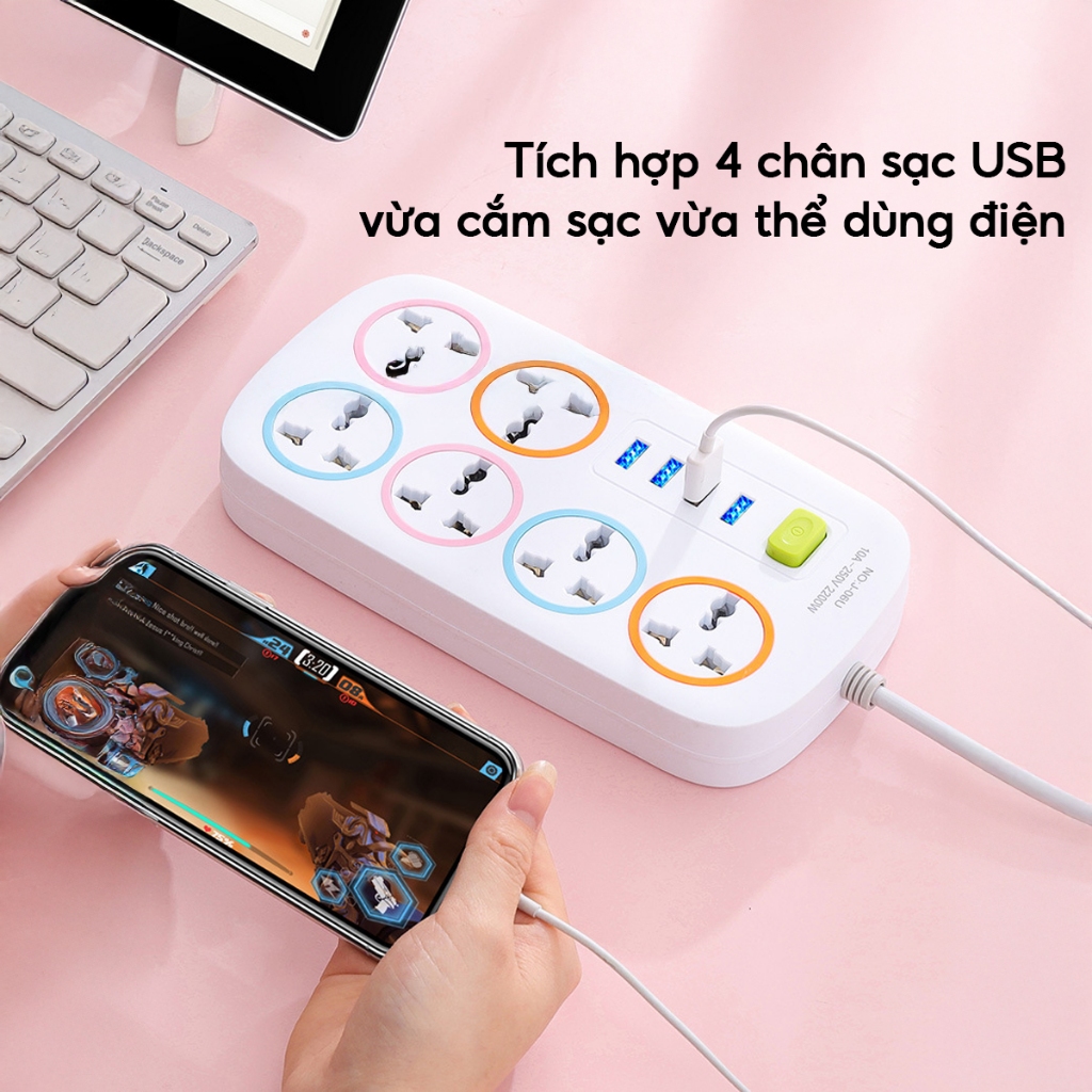 Sử dụng Ổ Cắm Điện USB Chống Giật Cao Cấp trong đời sống