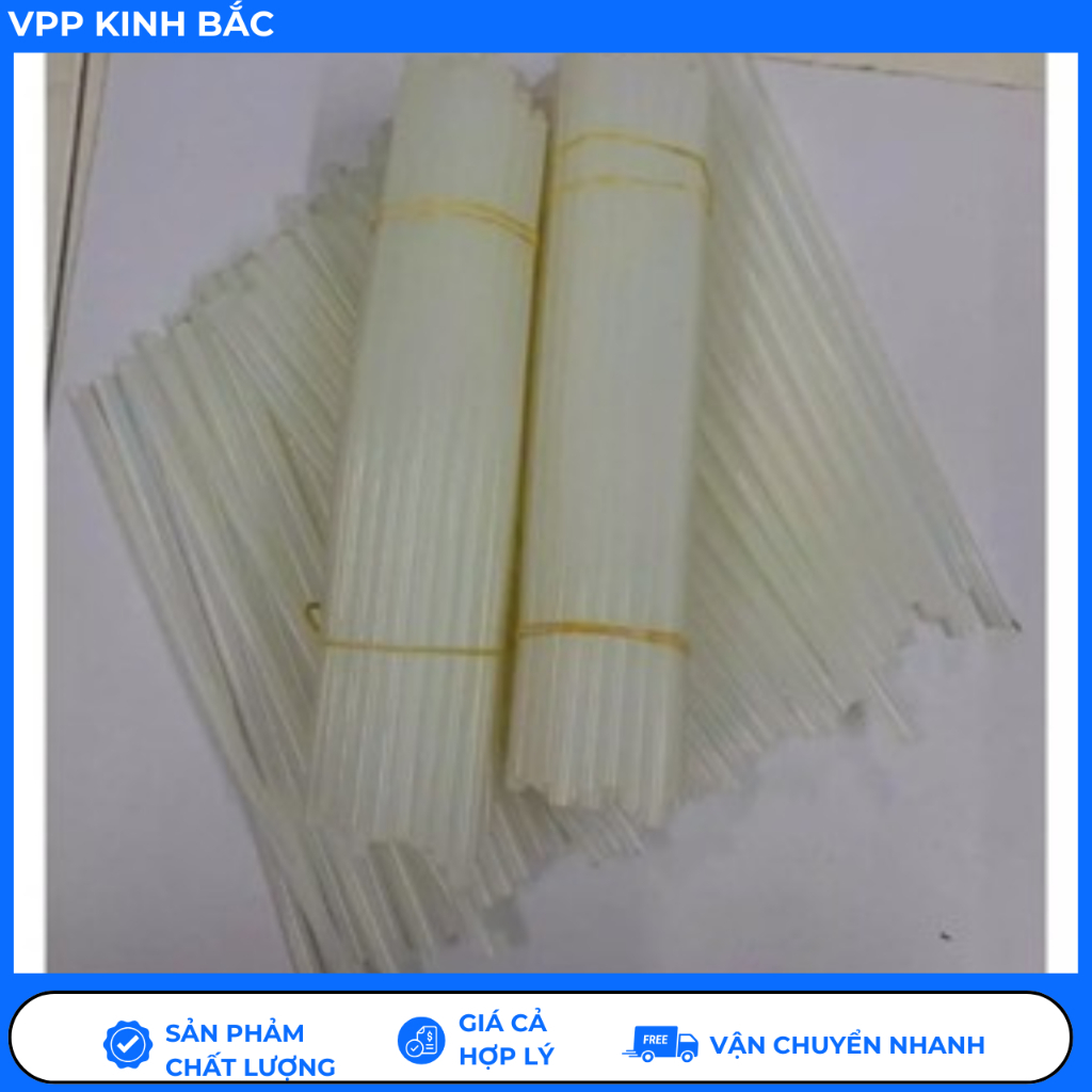 10 cây keo nến loại nhỏ trong suốt không cần máy.