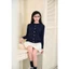 DELIZ - Áo len cardigan dài tay cổ tròn dáng trơn basic nhiều màu cho nữ phong cách vintage công sở CD105
