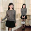 DELIZ - Áo len cardigan dài tay cổ tròn dáng trơn basic nhiều màu cho nữ phong cách vintage công sở CD105
