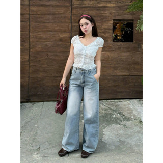 Quần Jean Avo Avocado Ống Rộng Tôn Dáng Quần Bò Wash Màu Unisex Thời Trang Nam Nữ QTD001