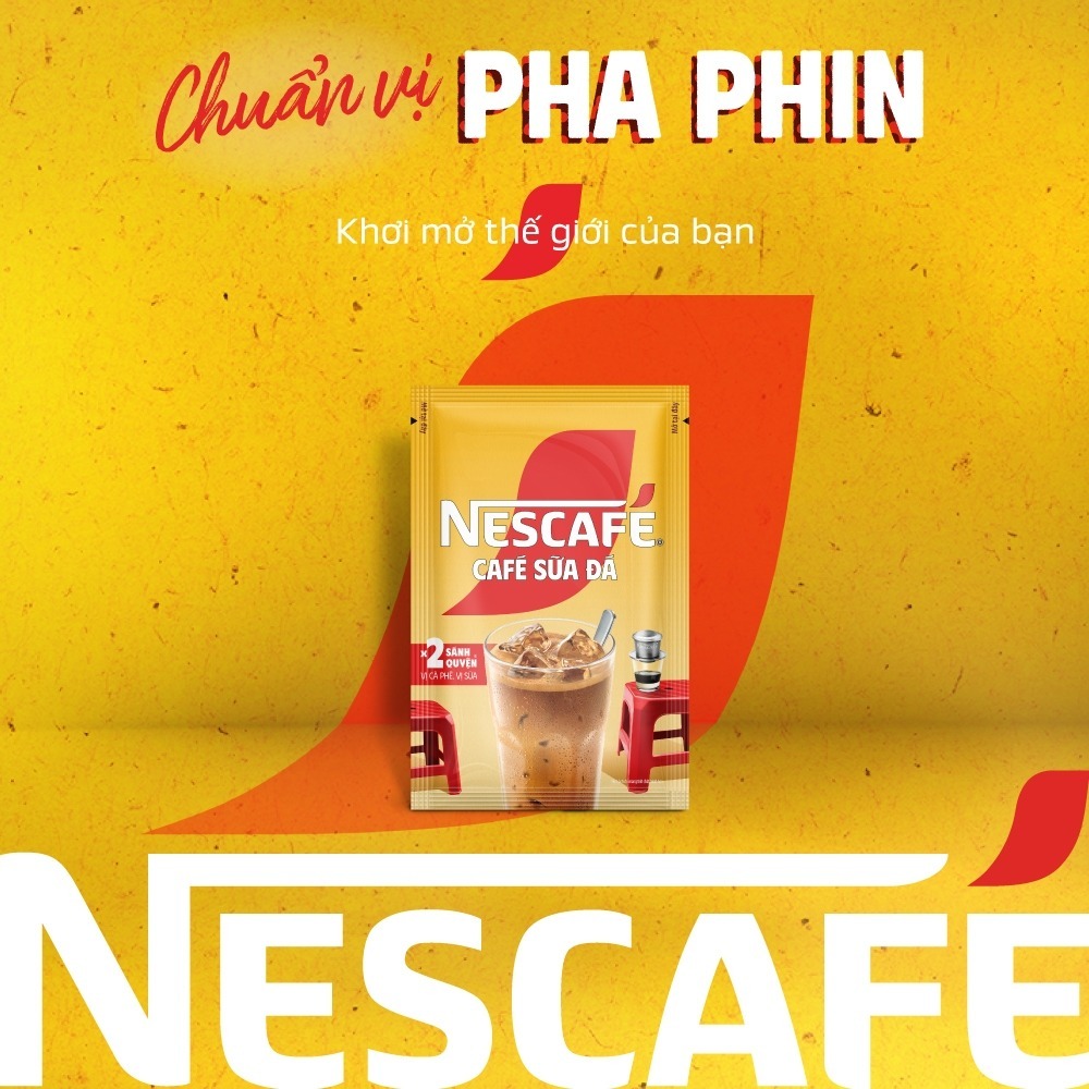 [Tặng Ca đá Nescafé] Combo 4 Hộp Cà phê Hòa tan NESCAFÉ CAFÉ SỮA ĐÁ 10 gói Nhân đôi sánh quyện