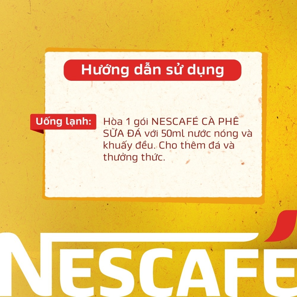 [Tặng Ca đá Nescafé] Combo 4 Hộp Cà phê Hòa tan NESCAFÉ CAFÉ SỮA ĐÁ 10 gói Nhân đôi sánh quyện