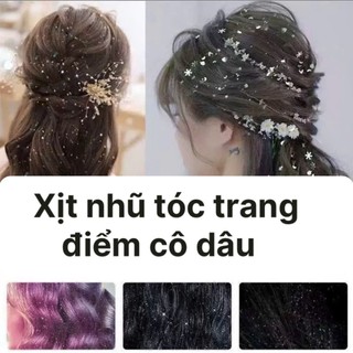 Xịt Body Nhũ, Xịt Tóc Kim Tuyến Lấp Lánh Cho Tiệc Tùng Hamin