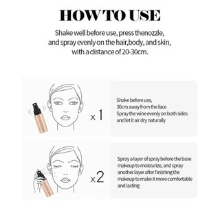Xịt Body Nhũ, Xịt Tóc Kim Tuyến Lấp Lánh Cho Tiệc Tùng Hamin