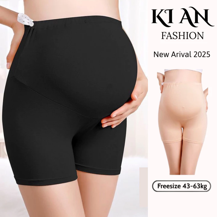 Quần mặc trong váy Ki An cho bà bầu, quần bầu mặc váy💗vải cotton cao cấp💞quần bầu Free size 43~<70kg