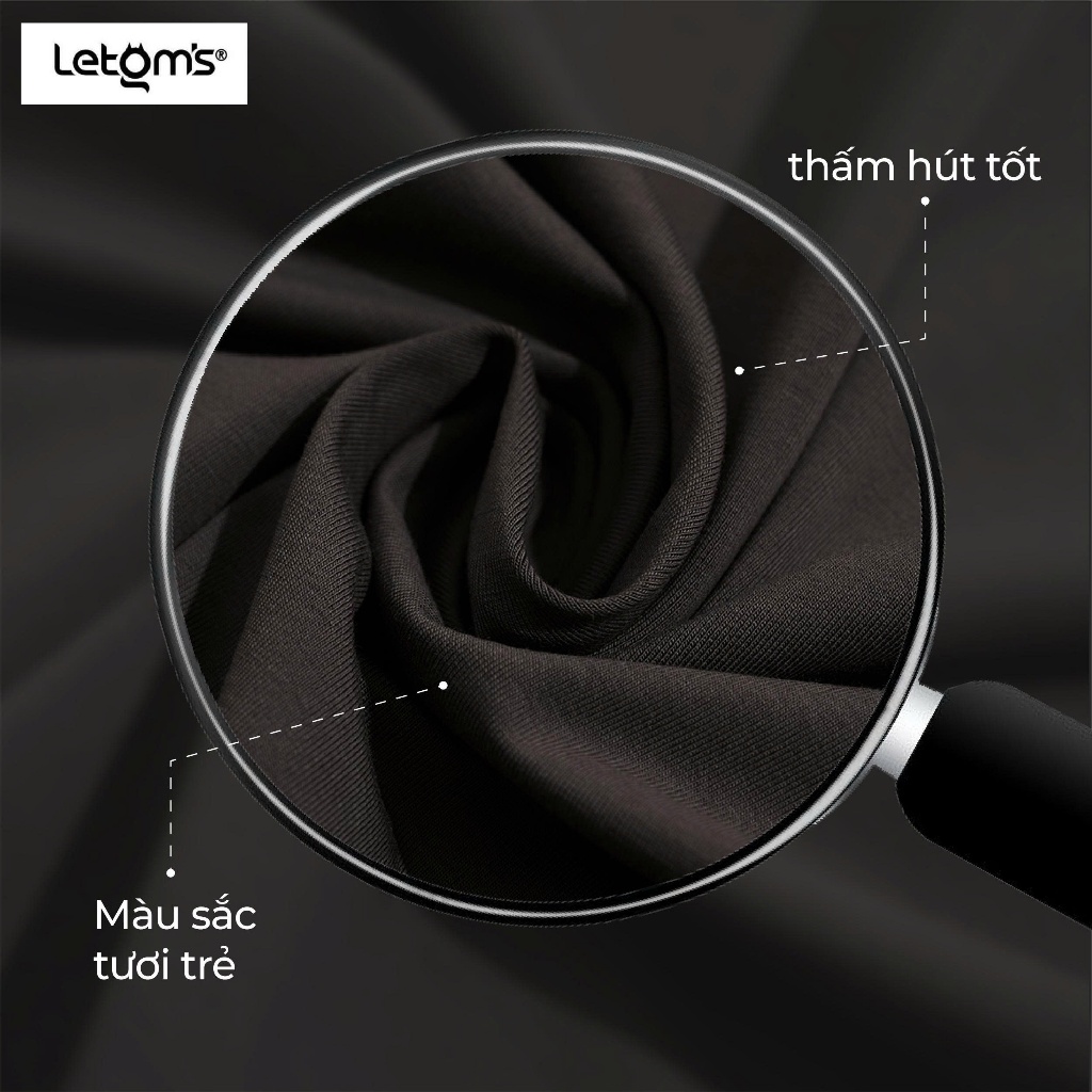 Áo Thun Nam Cotton Mỹ LeTom’s – Form Regular, 2 màu basic đen/trắng dễ phối, chất mềm mịn – thoáng mát – bền màu M10