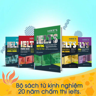 Sách - Combo Ielts Mike's (Writing, Reading, Speaking, Listening) - Học Kèm App Online