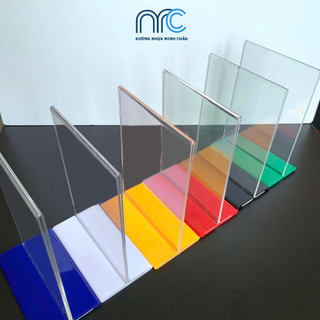 Bảng Menu Mica A4, A5, A6, Bảng Quét Mã QR, Bảng Menu Mica Để Bàn Mica Trong Suốt - Lỗi 1 đổi 1
