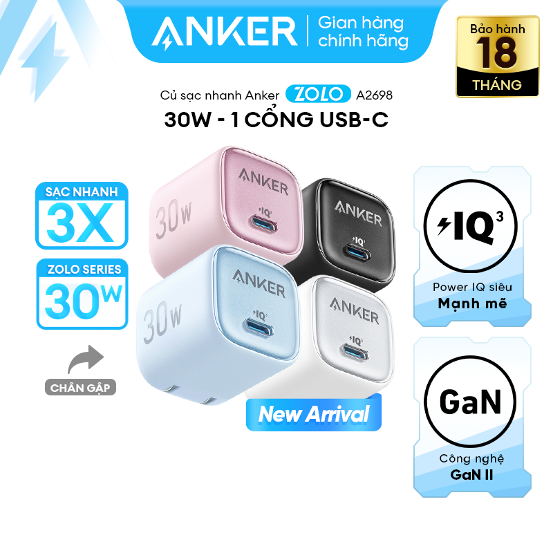 Củ sạc Anker Zolo