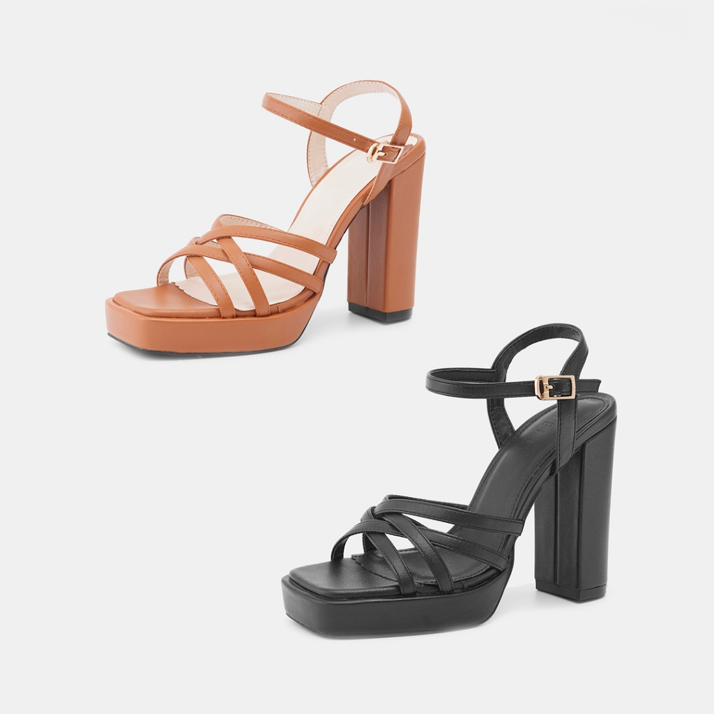 Giày Cao Gót Nữ ELLY Cao Cấp Thời Trang Sandal Mũi Nhọn Bít Mũi Êm Chân Đi Làm Đi Tiệc – EG256