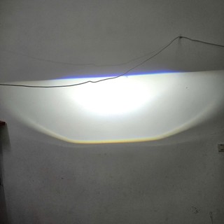 Bi Cầu LED cho xe Dream M9C DZOOM-R02 45W Chân M5 Siêu Sáng Cos Cắt Nét Pha Gom Xa Quạt Tản Nhiệt