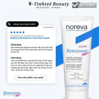 Kem dưỡng cho da cơ địa làm dịu và cấp ẩm tức thì Noreva Xerodiane AP+ Soothing Cream 40ML