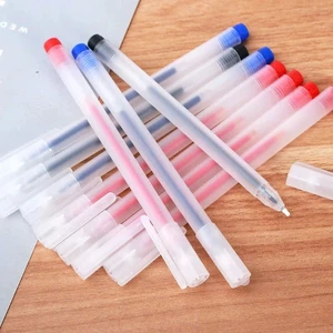 Set 30 Bút Bi G01 thân nhám, nhẹ, ngòi kim 0.5mm, mực ra đều đặn trơn tru dùng cho học sinh, sinh viên ,văn phòng.