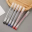 Combo 50 Bút Bi G01 Thân Nhám Mờ Trong Suốt màu đen đỏ xanh ngòi 0.5mm viết trơn mực đều dụng cụ văn phòng phẩm
