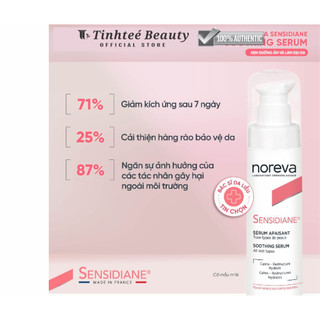 Serum dưỡng da và cấp ẩm cho da nhạy cảm Noreva Sensidiane Soothing Serum 30ml