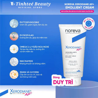 Kem dưỡng cho da rất khô hoặc kích ứng Noreva Xerodiane Emollient Cream 200ML