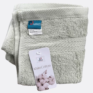Khăn Tắm / Khăn Lau Mặt Hanvico Cotton 30*50-60gr - Cao Cấp – Mềm Mịn – Siêu Thấm – Màu Ngầu Nhiên 8189