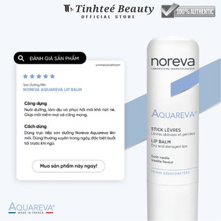 Son dưỡng cho môi khô nứt nẻ Noreva Aquareva Lip Balm 4g