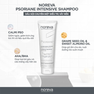 Dầu gội giảm ngứa dành cho da dầu vảy nến Noreva Psoriane Intensive Shampoo 125ML