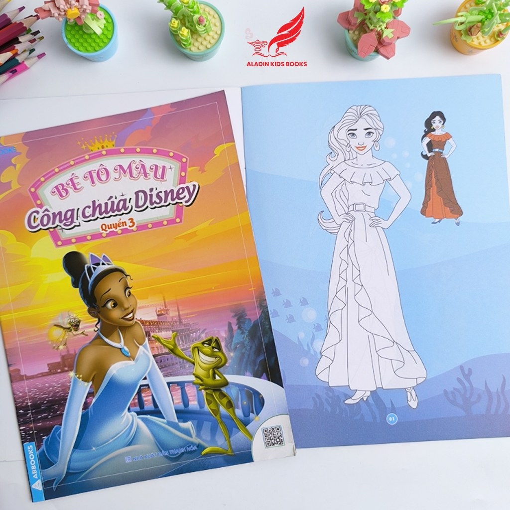 Sách-Bộ 4 Quyển Bé Tô Màu Chủ Đề Công Chúa – Sách Tập Tô Cho Bé Thiếu Nhi