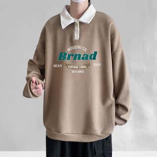 Áo sweater trơn nam nữ form rộng, áo tay dài unisex nỉ bông dày mềm mịn HOODIE POLO BRNAD K1