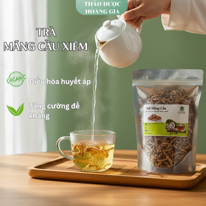 Trà Mãng Cầu Xiêm Khô Organic - Hình Ảnh Thực Tế